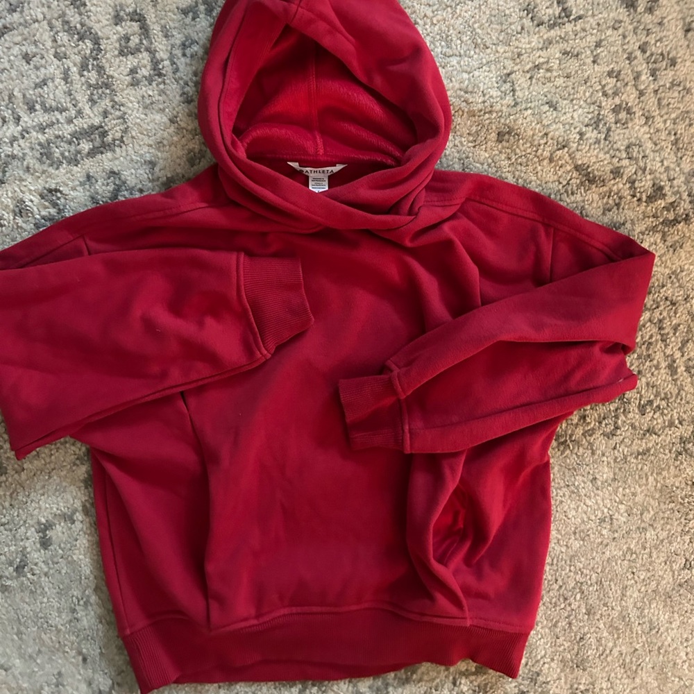 Athleta Red Hoodie